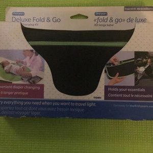 Baby fold and go diaper changer.